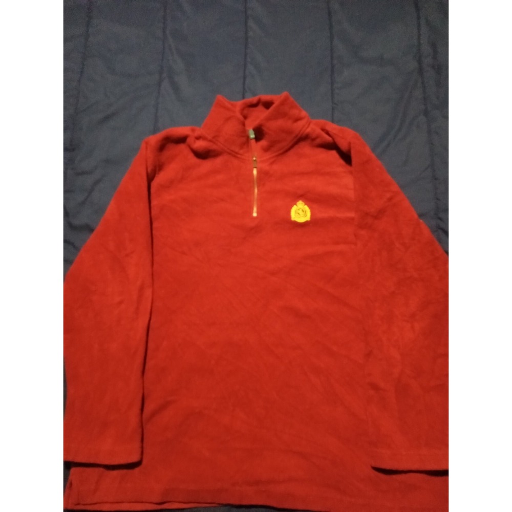 LRL Lauren Ralph Lauren 1/4 Zip Men's XL Pullover Fleece Crest Vintage 90s